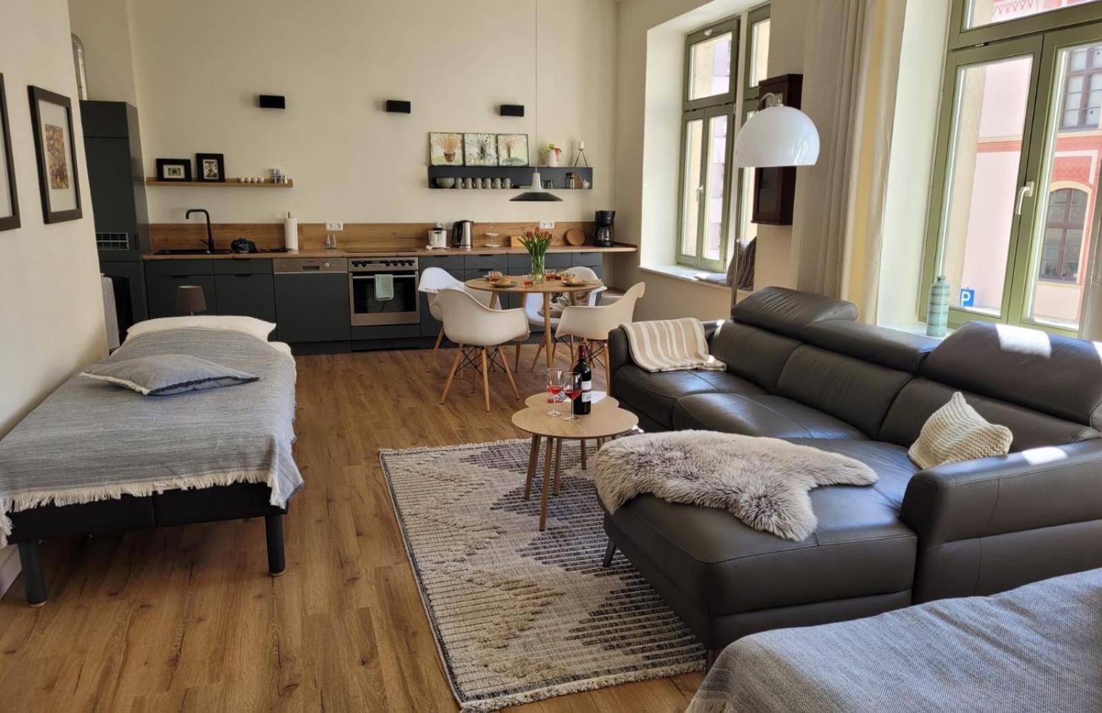 Cosel Apartment Altstadt Radfahrer Balkon Meißen Eksteriør billede