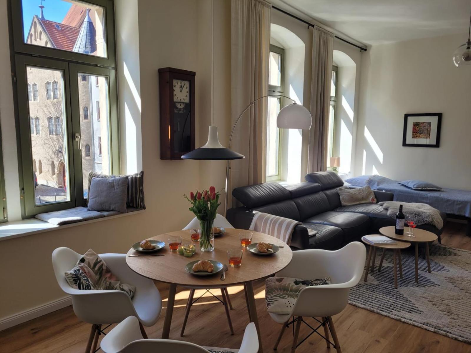 Cosel Apartment Altstadt Radfahrer Balkon Meißen Eksteriør billede