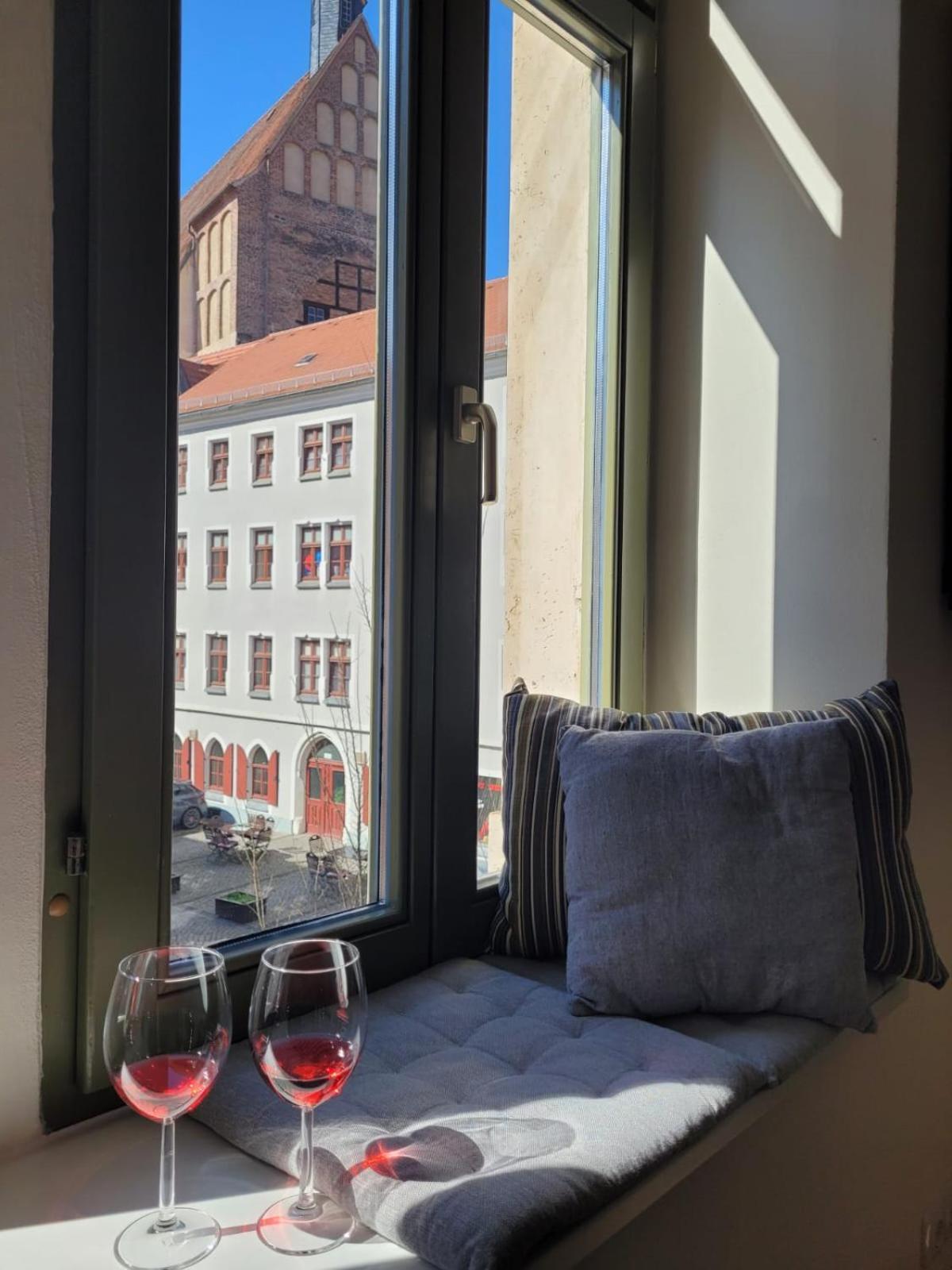Cosel Apartment Altstadt Radfahrer Balkon Meißen Eksteriør billede